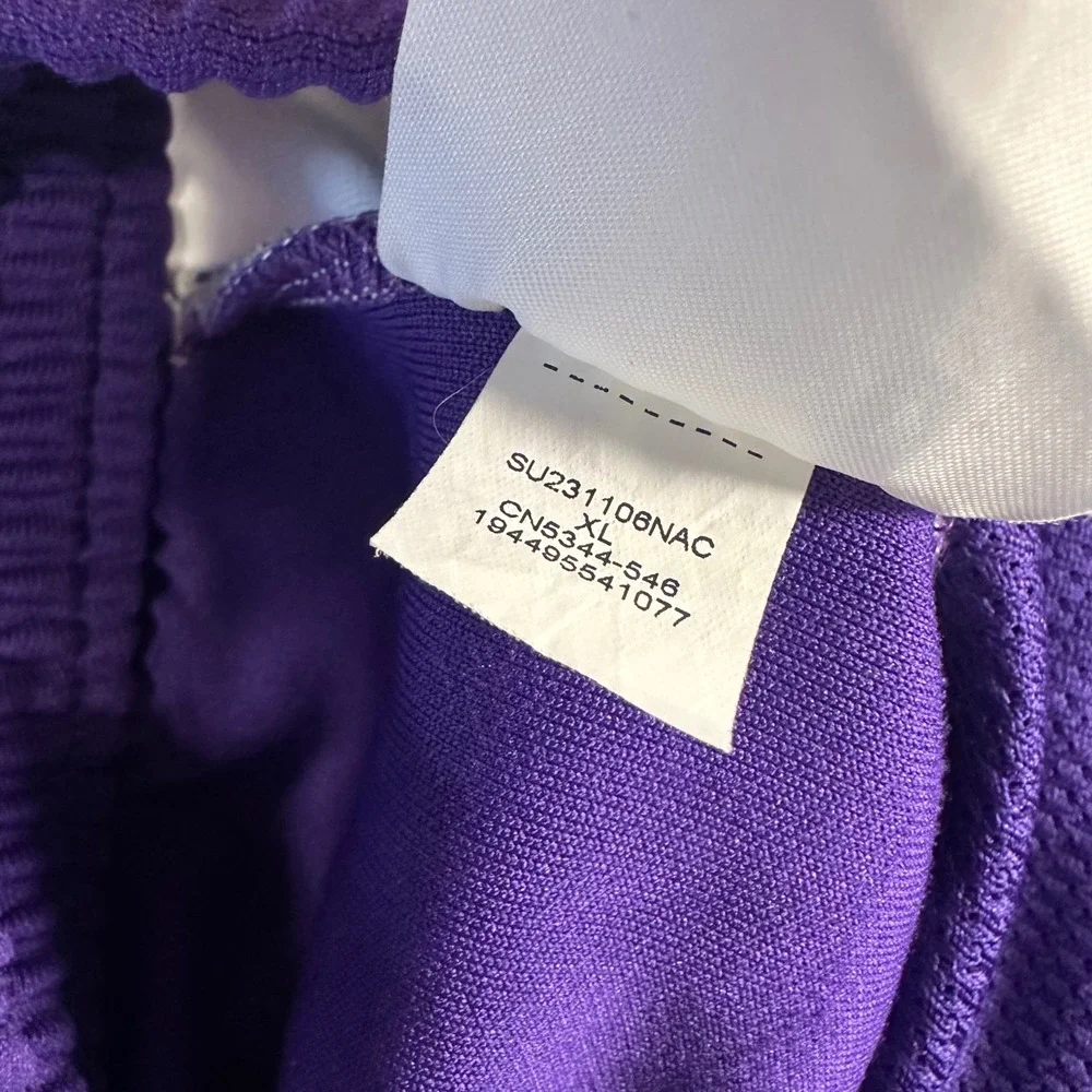 Jordan Rochester University Basketball Track Pants Purple Mens XL CN5344-546